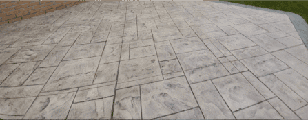 Stamped Concrete Driveway